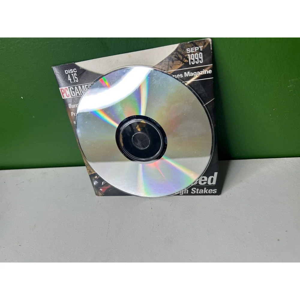 PC Gamer Disc 4.15 Sept 1999 Need for Speed High Stakes Demo Vintage PC CD-ROM